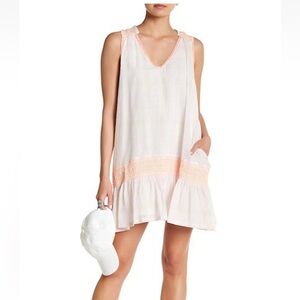 Free People Light Pink Mini Dress